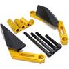 Motorcycle CNC Aluminum Engine Crash Guard Case Frame Sliders Protector Falling Protection for Yamaha MT09 FZ09 XSR900 TRACER (Gold) M