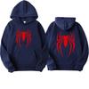 New Men's Sweater Street Fashion Spider Print Sweatshirt Wool Women's Casual Fun Loose Sweater