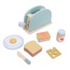 Wooden Toaster Play Set Kids Play Toaster Accessory Set Educational Parent Child Interactive Toy