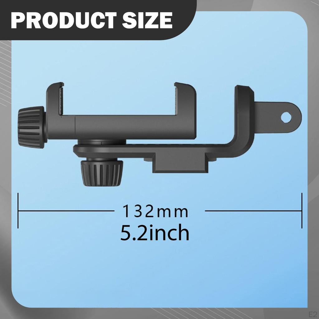 Phone Holder for Tripods,Tripod Mount Versatile Cellphone Clamp Vlogging Sports