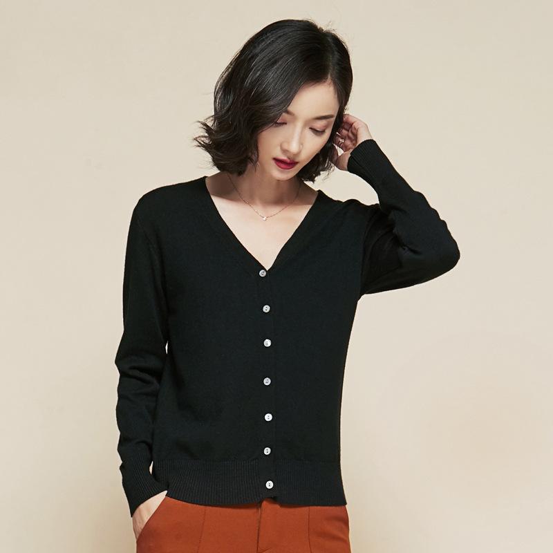 Women's Autumn Winter Tops Blouse Knit Knitwear Coat Sweater Cardigan For Women Streetwear Korean Clothes
