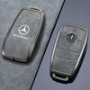 GLC GLB Zinc Alloy Leather Car Remote Key Cover Case For Mercedes Benz A C E S G Class GLC CLE CLA GLB GLS W177 W205 W213 W222