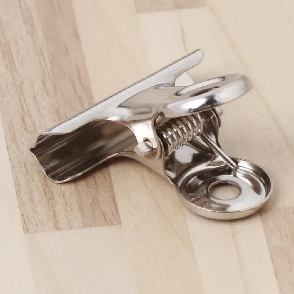 10 Stück Edelstahl-Clips Lebensmittelverschluss-Clips Papierbeutel-Clips Dokumentenbeutel-Verschließer Versiegelungsmaschine Küchenhelfer