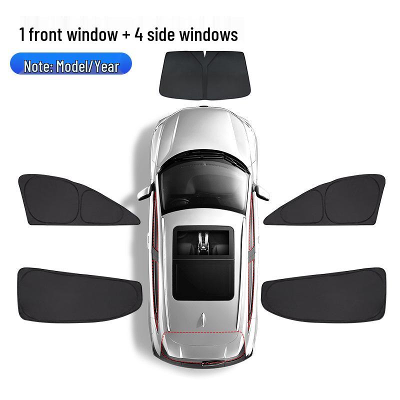 Car Window Sunshade for Ruilan 7/8/9, Maple Leaf 80V: Sun Protection, Heat Insulation, Camping, Privacy, & Light Blocking