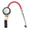 Hilitand 1/4 Trunk Motorcycle Tire Tyre Pressure Dial Air Inflation Inflator Pump Tool Tire Filler for Bike Motorcycle Automobile