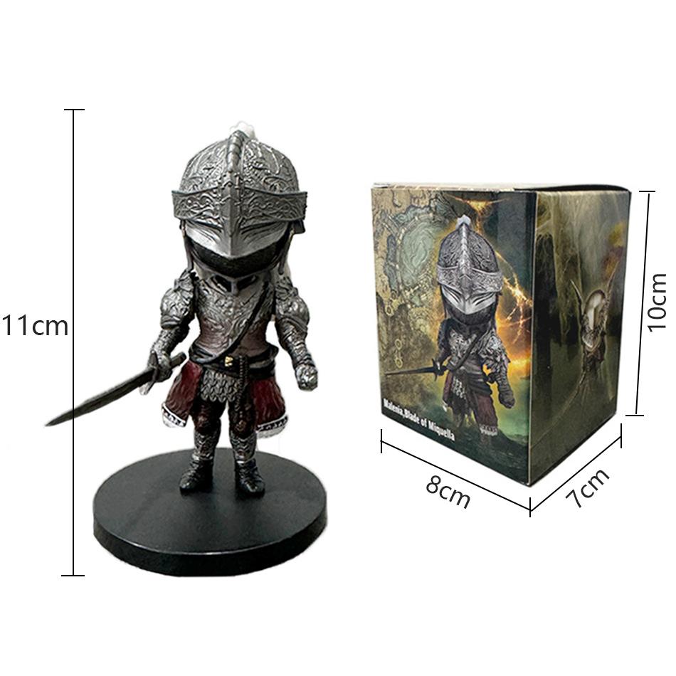 7-12cm Gaming Q Version Elden Ring Mini Ranni Cat Melina Malenia The Half-Wolf Action Figure Lani Magic Ornaments PVC Dolls