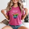 Highland Cow Messy Hair Colorful Unisexs Tshirt