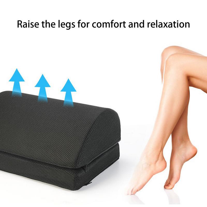 Schreibtisch-Fußstütze Verstellbare Höhe Doppellagige Fußstütze Für Unter den Schreibtisch Memory-Schaum Schreibtisch-Fußstütze Ergonomischer Fußhocker Für Zuhause