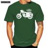 Foršs Jawa motocikla T-krekls 1950 1950 Cilindrs 350 Motocikls Unisex T-krekls kokvilnas T-krekls vīriešiem vasaras modes T-krekls eiro izmērs