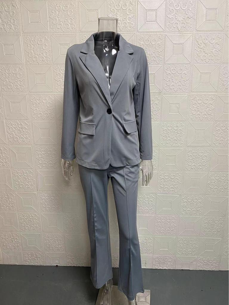 Spring/Summer 2025 European & American Fashion Women's Lapel Slim Cardigan Suit Set