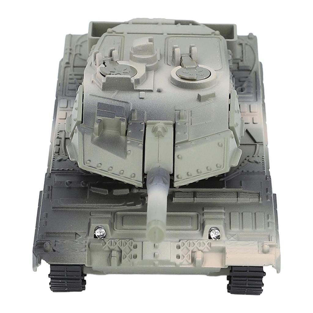 Tank Model Toy with Sound Light Effect Alloy Decoration 360 Degree Rotation Tank Action Model J48 3