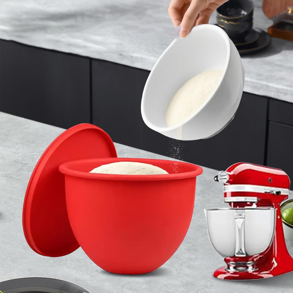 5-Quart Mixer-Auskleidung Verschleißfest Rühraufsatz-Auskleidung Abnehmbare Silikon-Küchenschüssel für Kitchen Aid Neigekopf