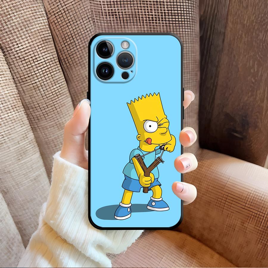 Soft Back Phone Cover Case for iPhone 11 15 Plus 17 16 Pro Max 13 Mini 7 8 17Air 14 X XS XR 12 SE Simpson's Father