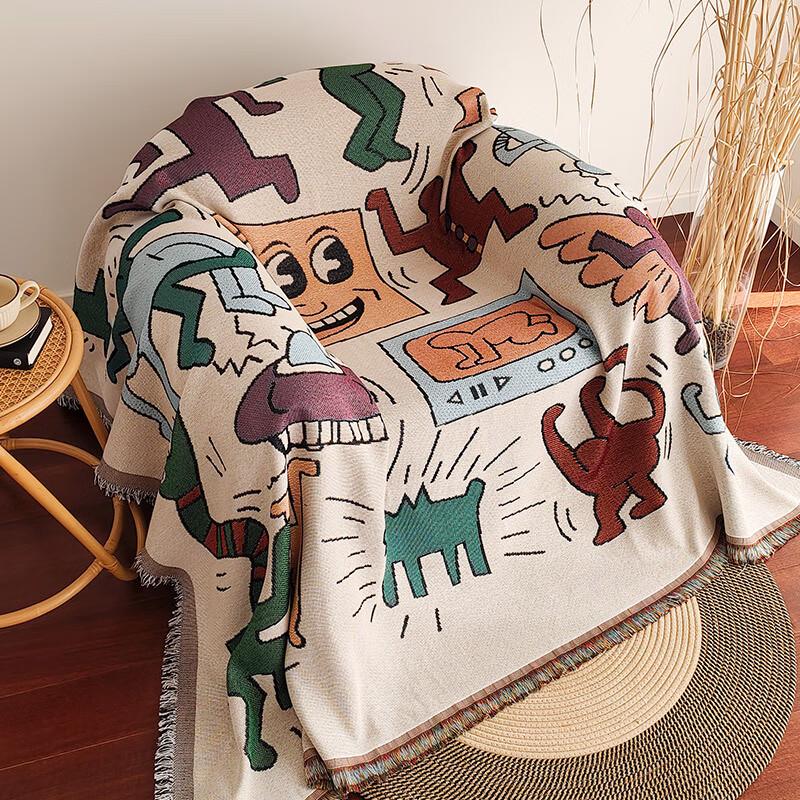 OEING Decorative Sofa and Chair Cover Blanket