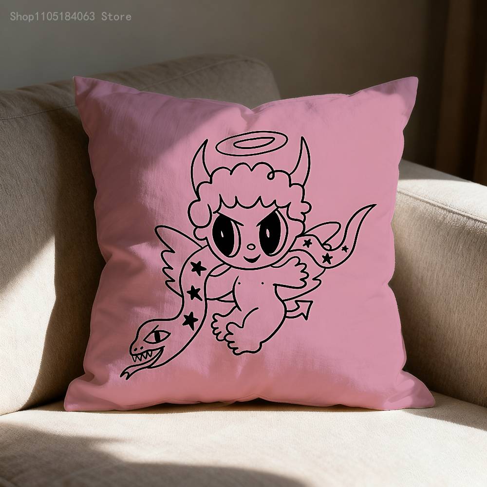 Manana Sera Bonito K-Karol G Pillow Case For Sofa Decor Car Office Room Printing Cushion Cover Decorations and Protector
