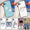 Cute Tooth Dentist Case For iPhone 17 Pro Max 17 Air 16 15 14 13 12 11 Pro Max Plus Mini 16e Funda Cover