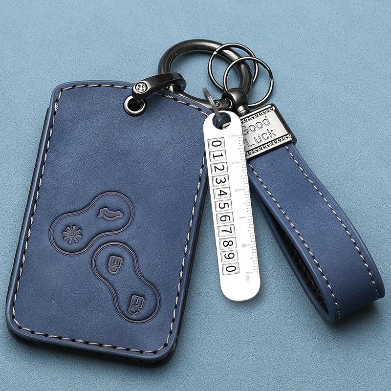Nuova Cover Guscio Portachiavi per Auto per Renault Koleos Talisman Espace Kadjar Captur Zoe Megane Sandero Stepway Clio 5 Arkana Portachiavi
