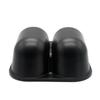 Black Auto Meter Gauge Pillar Bracket Dual Meter Dash Mount Pod Bezel Holder for 2 Inch Vehicle Gauges Kit