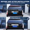 High Mount 3rd Brake Light Tint Film Compatible with Cadillac Escalade 2007-2014,PVC Waterproof Car Third Brake Light Decal Trim Protection Exterior