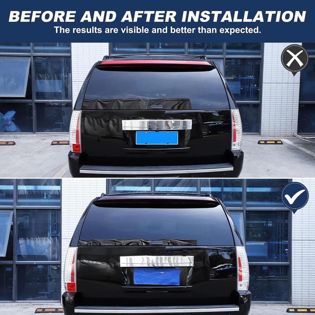 High Mount 3rd Brake Light Tint Film Compatible with Cadillac Escalade 2007-2014,PVC Waterproof Car Third Brake Light Decal Trim Protection Exterior