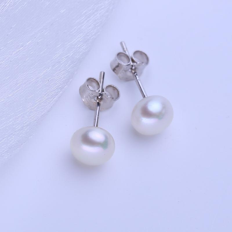 

FEEYOO натуральный пресноводный милый маленький жемчуг серьги для женщин и девочек модные классические серьги-гвоздики офисные украшения mini size белый