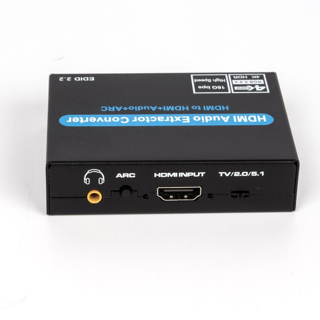 New HDMI 2.0 Audio Splitter with ARC, 4K@120Hz, 5.1 Optical Output