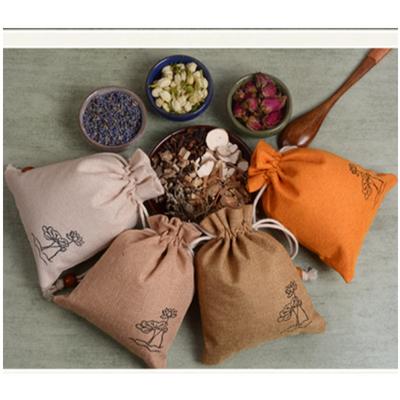 Cute and Fresh Drawstring Gift Bags: Multipurpose Cotton Linen Pouches 25pcs/lot