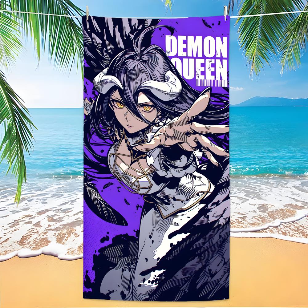 Game Albedo Towel Polyester Beach Towel Quick Dry Sand Free Bath Towel for Summer Pool Travel Vacation