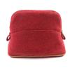 Pristine HERMES Boride Pouch Mini Mini Leather Cosmetics Pouch Mini Wool Women Used
