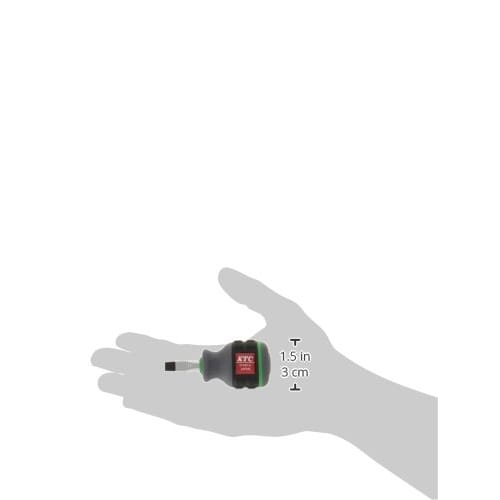 Kyoto Tool (KTC) Resin Handle Stubby Screwdriver, Flathead 6mm, D1MS6