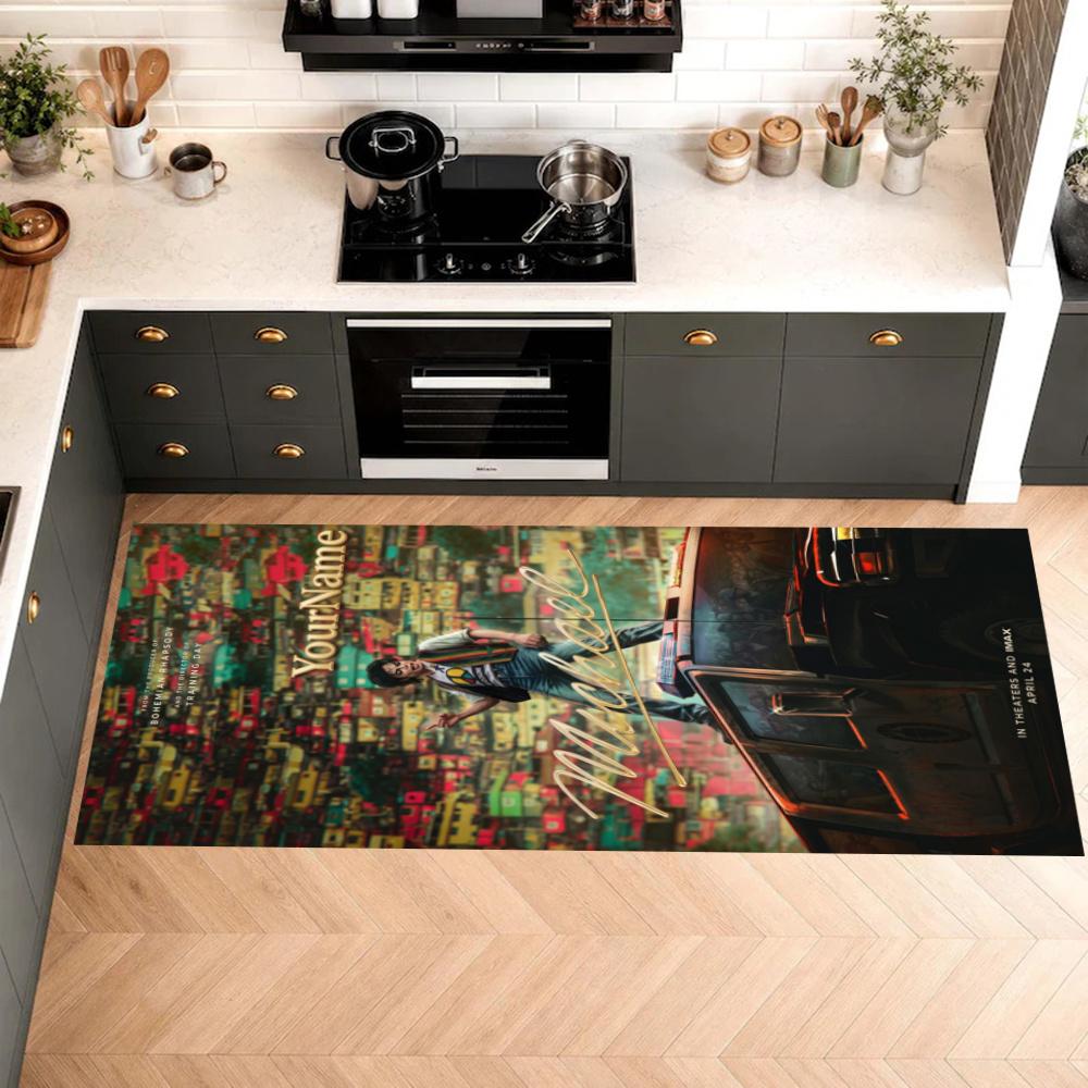 Michael Jackson Customize Your Name Kitchen Rug Runner Rug Laundry Mat Hallway Entryway The Best Gift Choice
