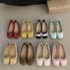 Flat-bottomed small fragrant single shoes women's shoes 2025 new spring and autumn red ballet French gentle evening shoes