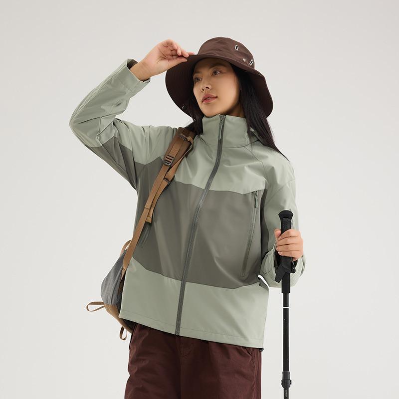 3-in-1 jacket men's and women's outdoor windproof and waterproof professional mountaineering ski jacket customization