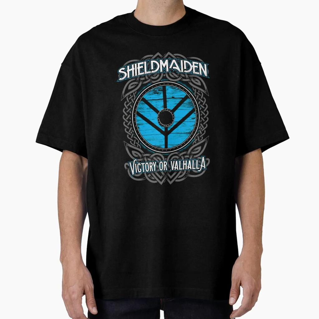 Shieldmaiden Lagertha Victory Or Valhalla T Shirt And S Designed Sold By Vikingst Vintage Graphic Streetwear