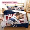 HurriKane Pattern Bedding Home Decoration Birthday Gift (1 * Duvet Cover + 2 * Pillowcase, Without Core),fan Merchandise.