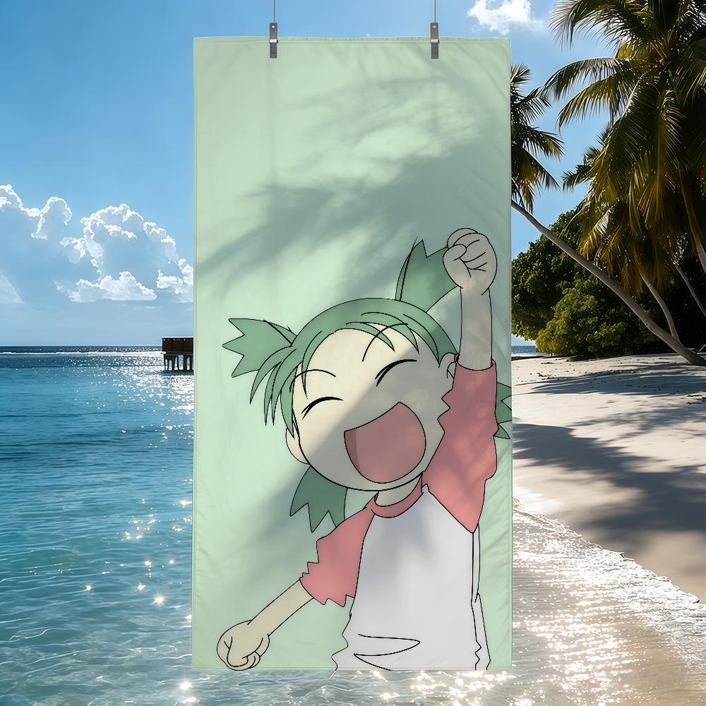 Anime Yotsuba cute Yotsuba Koiwai Towel Quick Drying Beach Towels Are Suitable For Swimming Pools Camping Yoga And The Gym