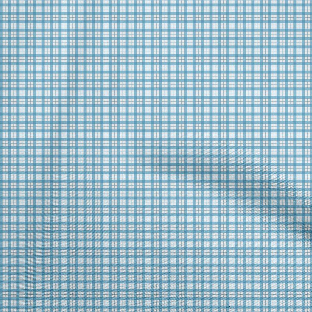 oneOone Cotton Flex Pear Green Fabric Check Sewing Fabric By The Yard Printed Diy Clothing Sewing Supplies 40 Inch