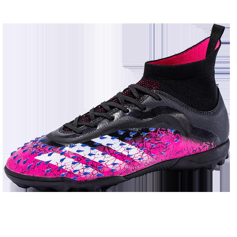Large Size New High-Top Football Shoes Men'S Training Shoes Student Long Nail Football Shoes Broken Nail Shoes Women