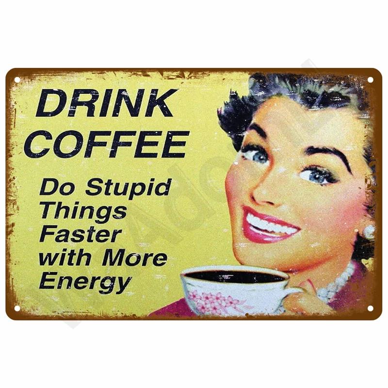 Bedroom Metal Signs Retro Metal Plate Posters Wall Art Mural Vintage Room Decoration Home Decor Items Tin Signs Aesthetic Men