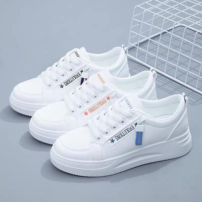 Versatile Casual Board Shoes Heightening Little White Shoes Women's Shoes 2025 New Spring and Summer Student Women's Single Shoes Trend