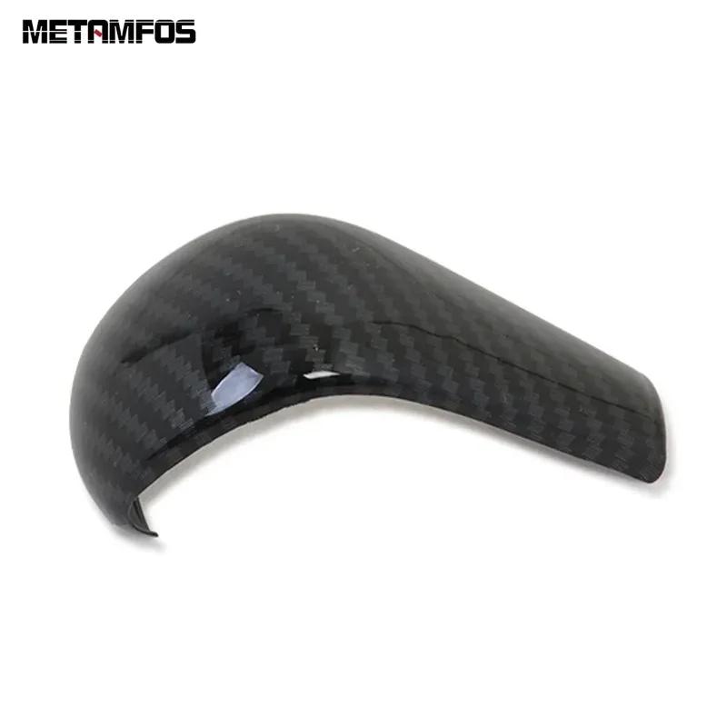 For Mazda 3 M3 Axela      2024 2025 Carbon Fiber Gear Shift Knob Head Cover Trim Interior Accessories