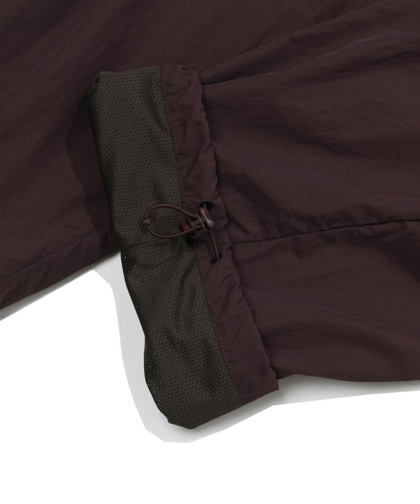 PHYPS MOTORCYCLE Basic Logo Nylon Track Pants Burgundy