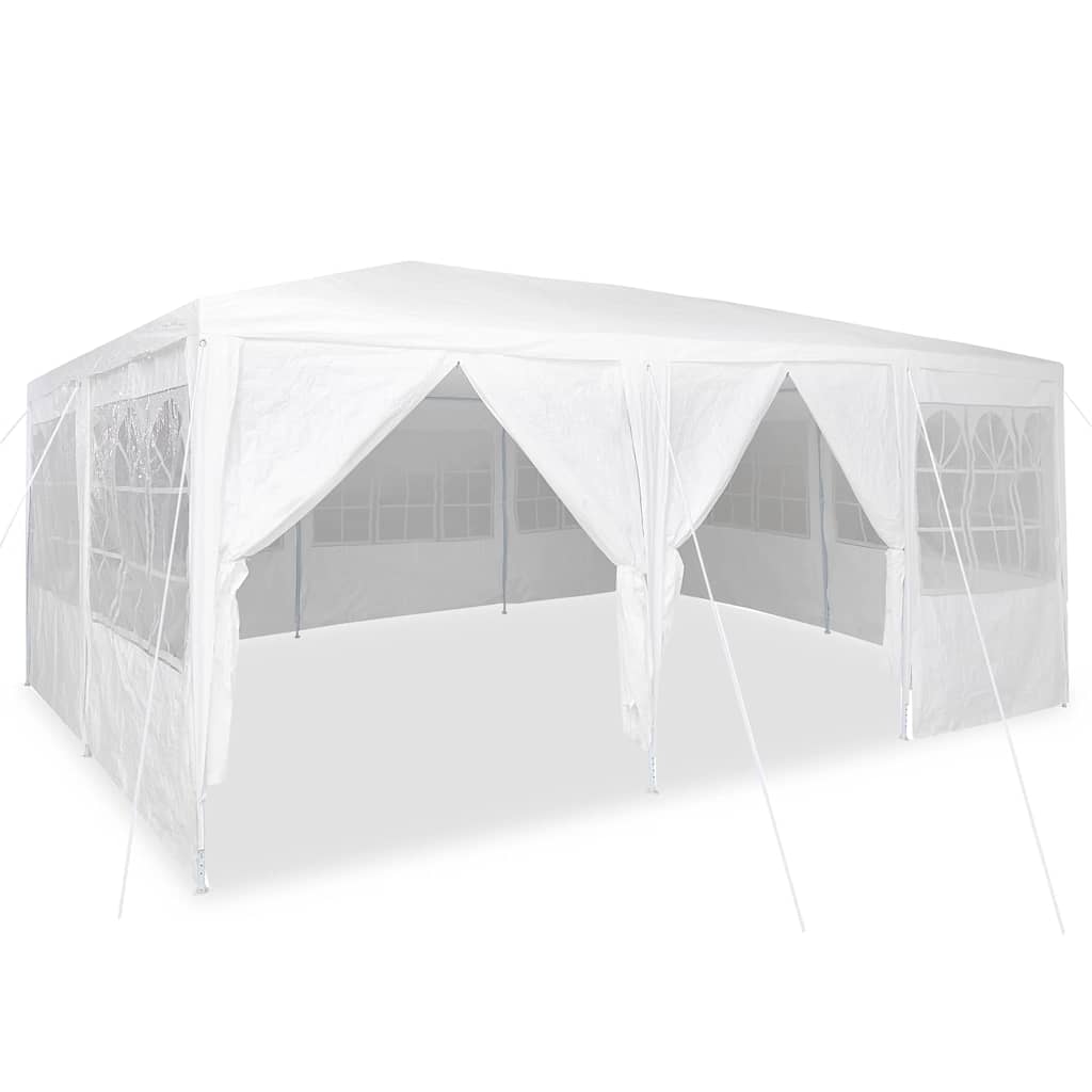 Party Tent White 600 X 400 X 266 Cm Polyethylene