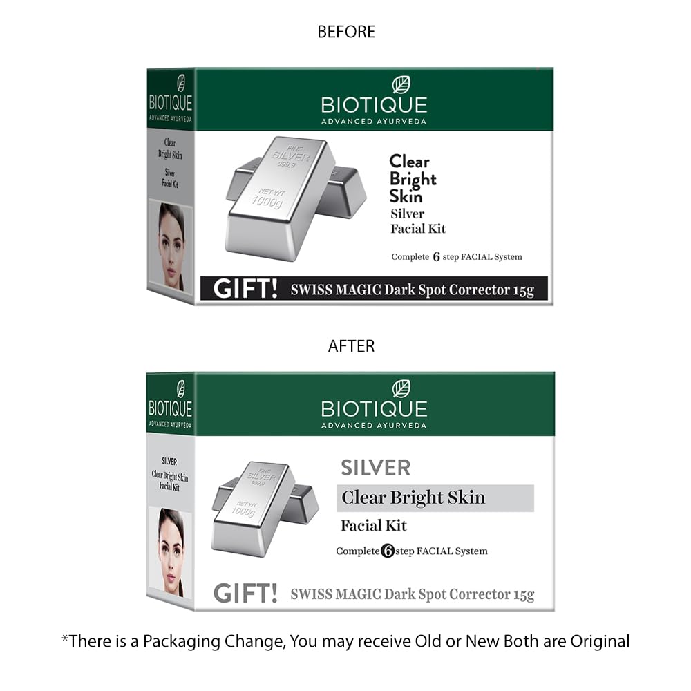 Biotique Bio Silver Facial Kit, 65g
