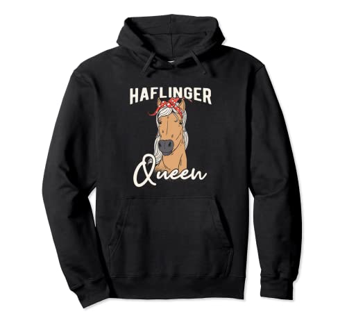 Cute Haflinger Horse Lover Equestrian Knight Gift Hoodie