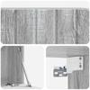 Wall Mounted TV Cabinet Grey Sonoma 59.5 X 31 X 30 Cm