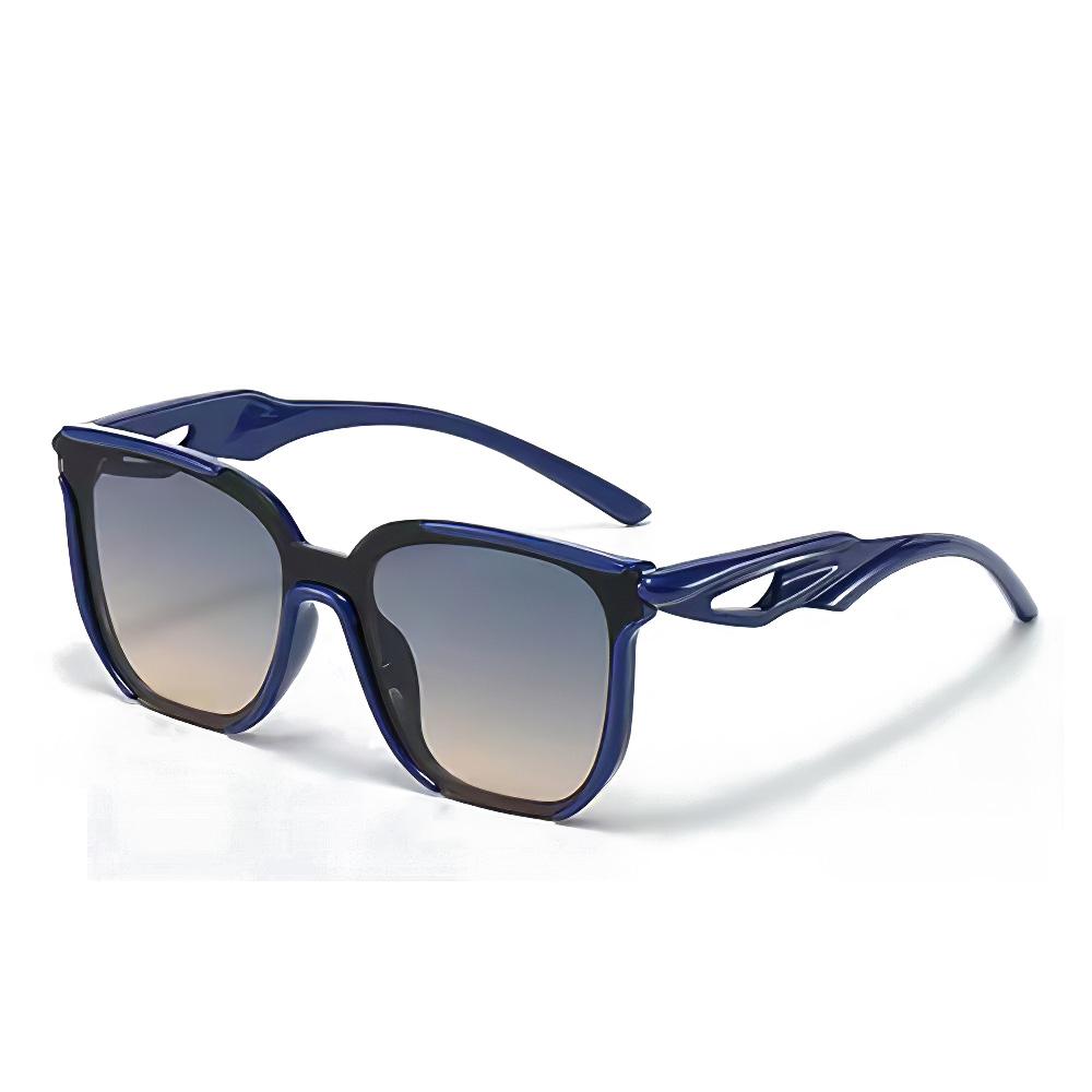 Sunglasses for Women Lightweight Design Trendy Styley Square Shape Sunglasses Unique Wavy Leg Design Gradient Frame Versatile Women Eyeglasses