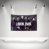 L-Linkins Park Flag Rock Music Band Banner HD Printing Tapestry Exhibition, Music Band Fans, Garage Decor