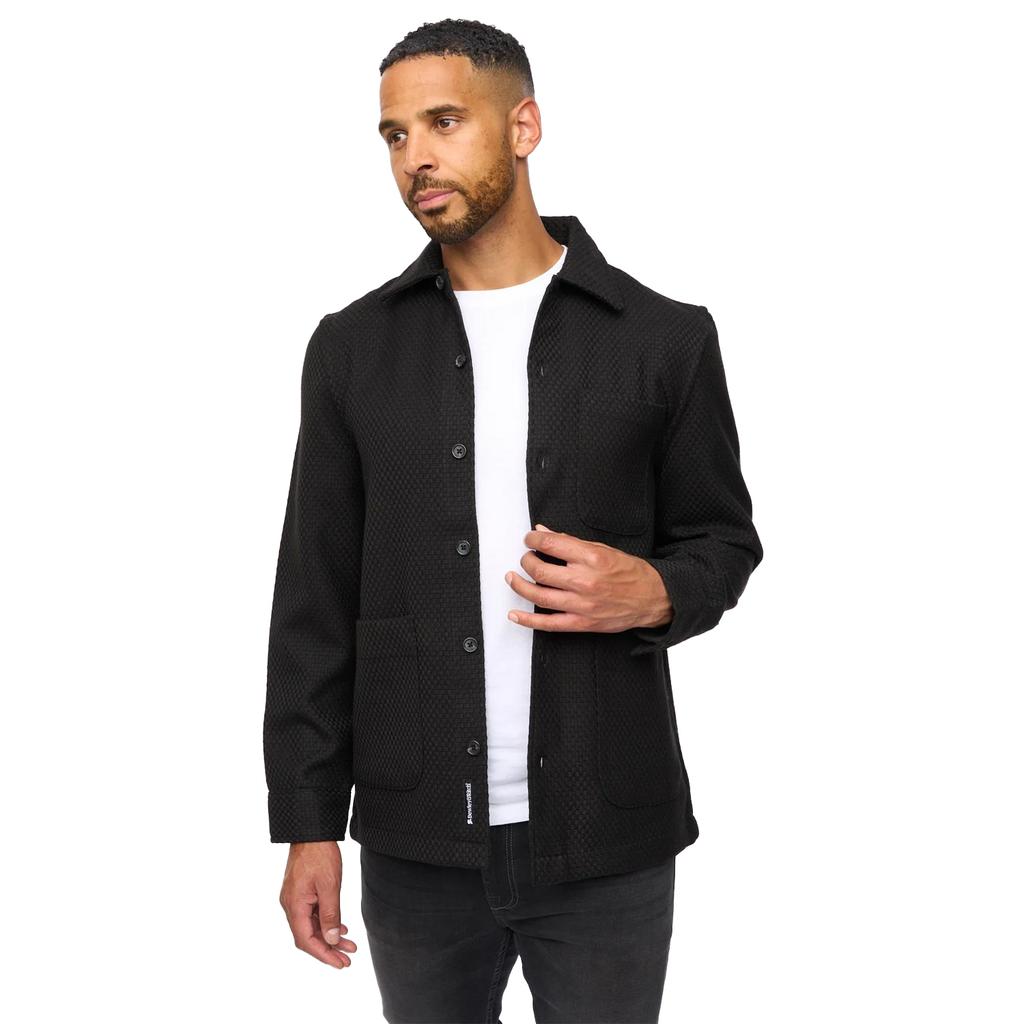 Bewley & Ritch Mens Haynerson Textured Overshirt
