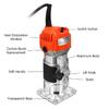 Electric Wood Trimmer 800W 30000rpm Working Milling Engraving Slotting Trimming Machine Hand Carving Machine Wood Router